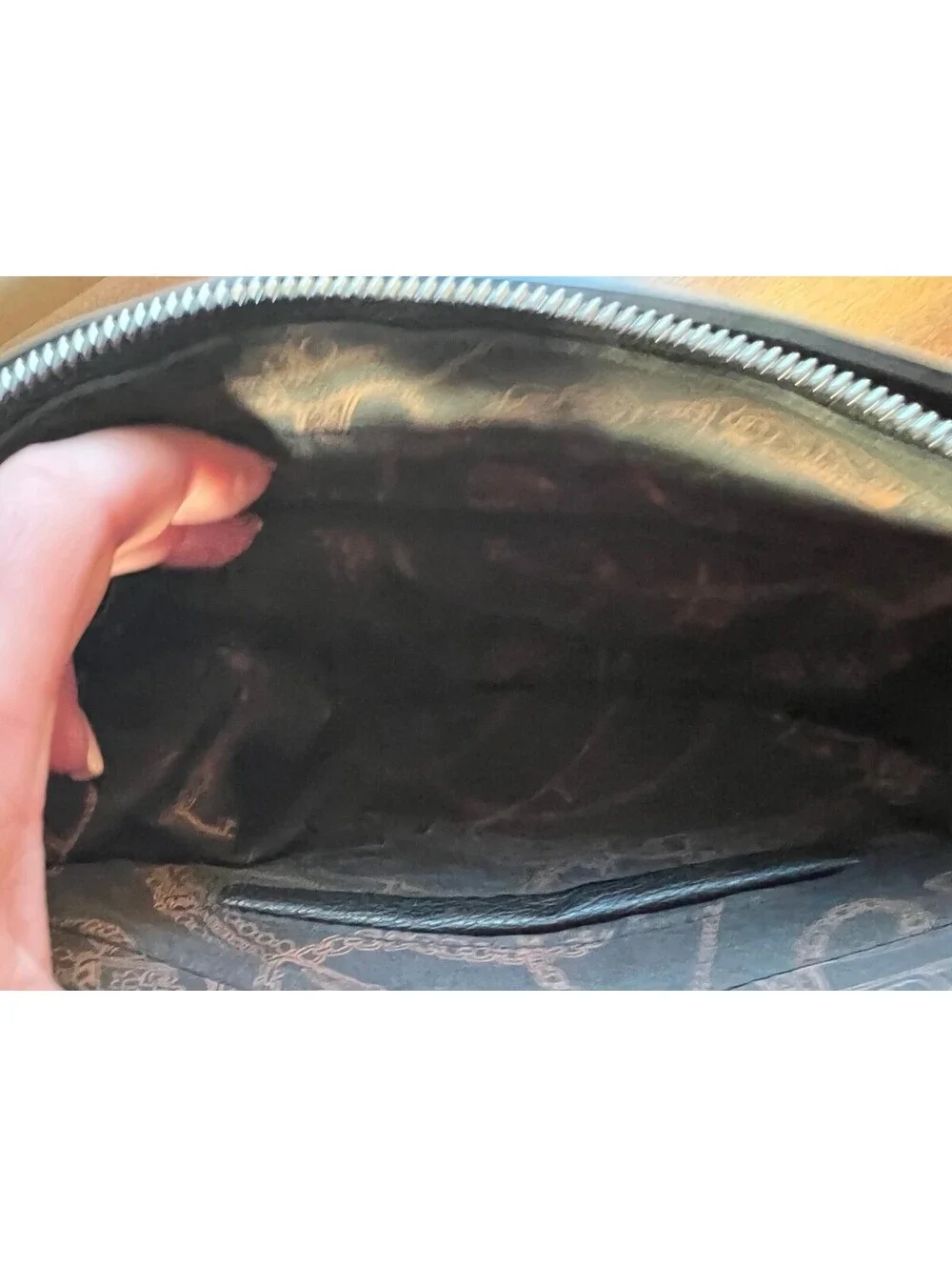 Black Faux Leather Handbag with Dual Handles and Adjustable Shoulder Strap